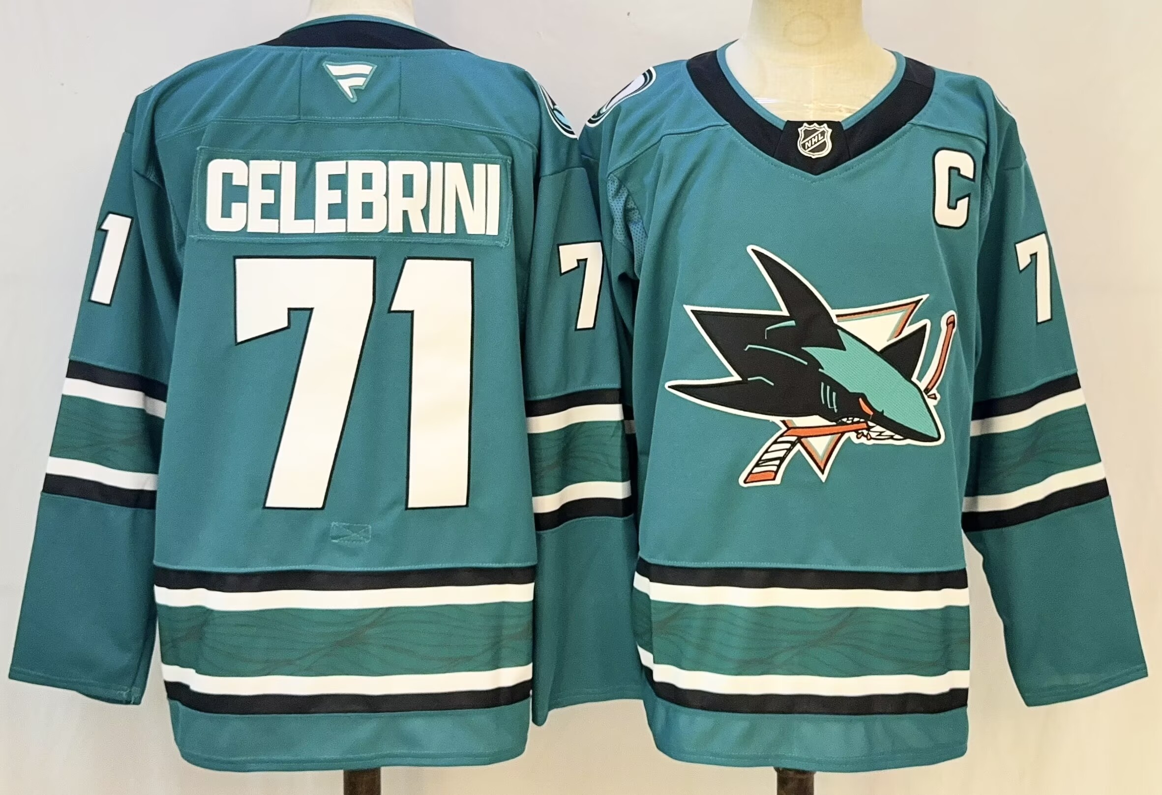 Men San Jose Sharks #71 Celebrini Green 2026 NHL Jersey 101901->women nhl jersey->Women Jersey